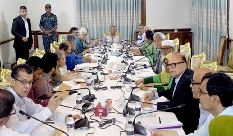 সচিবালয়ে উপদেষ্টা পরিষদের ত্রয়োদশ বৈঠক অনুষ্ঠিত