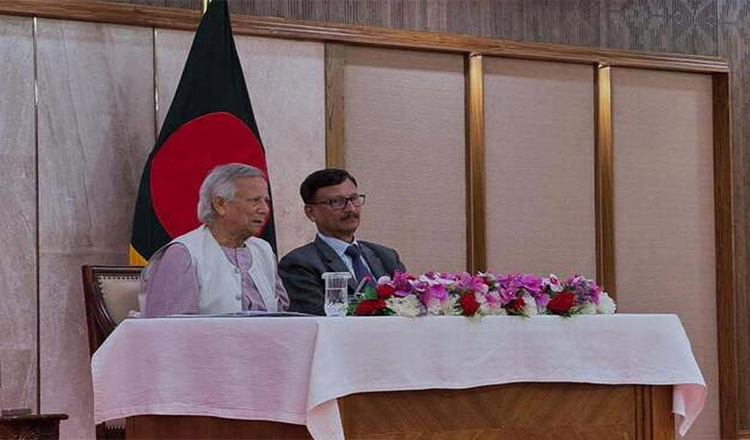 প্রধান উপদেষ্টার সঙ্গে ইইউর ২৭ দেশের রাষ্ট্রদূত বৈঠকে