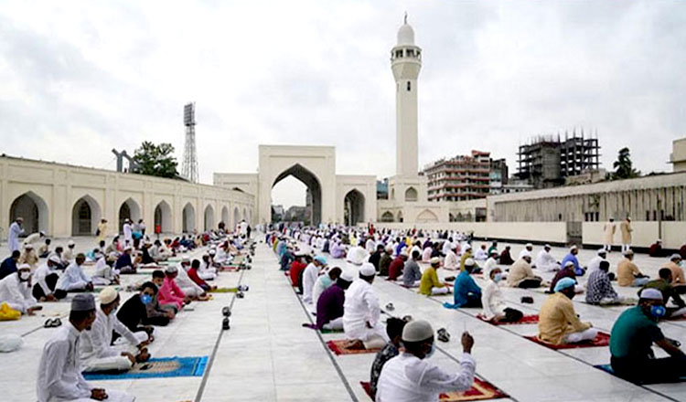 বায়তুল মুকাররম জাতীয় মসজিদে পর্যায়ক্রমে ৫টি ঈদের জামাত অনুষ্ঠিত হবে