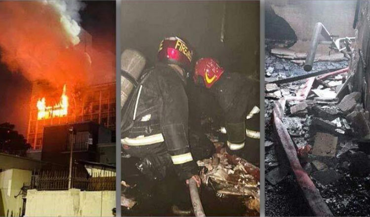 বৈদ্যুতিক লুজ কানেকশন সচিবালয়ে অগ্নিকাণ্ডের কারণ : নাশকতার প্রমাণ মেলেনি