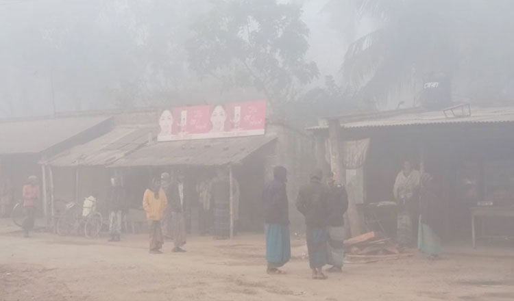 তীব্র শীতে কাঁপছে চুয়াডাঙ্গা