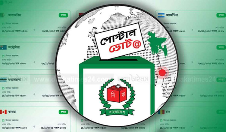 ‘পোস্টাল ভোট বিডি’ নিবন্ধন শেষ হবে ২৫ ডিসেম্বর: ইসি