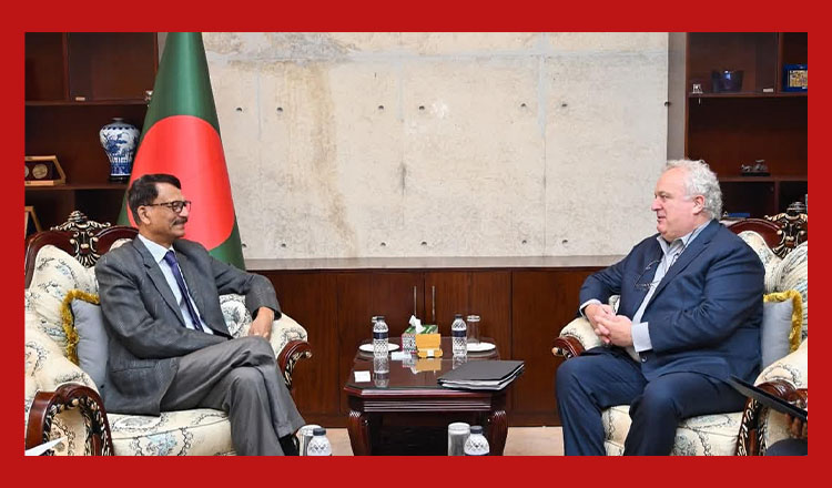 ডব্লিউএফপি’র কার্যক্রমে সহায়তায় প্রতিশ্রুতি পুনর্ব্যক্ত করলেন পররাষ্ট্র উপদেষ্টা মো. তৌহিদ হোসেন