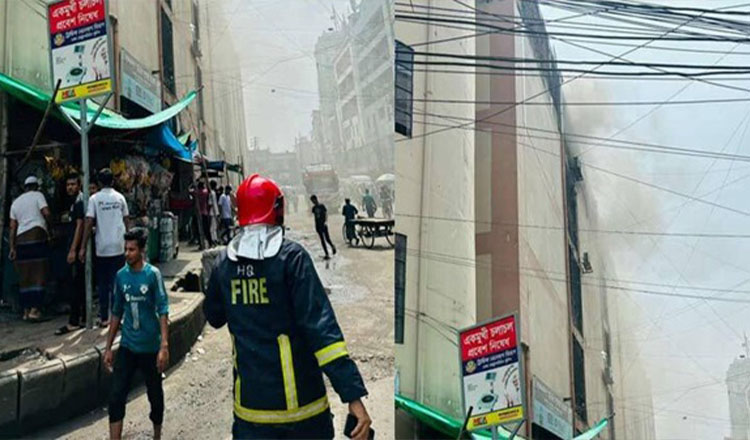 গুলিস্তানের সুন্দরবন স্কয়ার মার্কেটে লাগা আগুন নিয়ন্ত্রণে