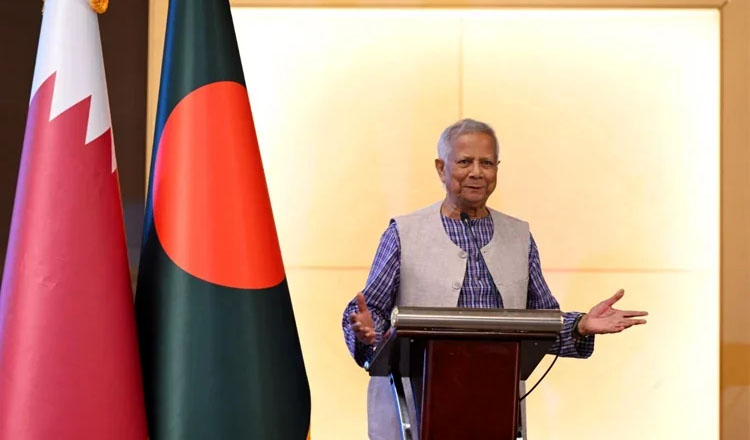 কাতার বিশ্ববিদ্যালয়ে বক্তব্যে শিক্ষার্থীদের ‘তিন-শূন্য মানুষ’ হিসেবে প্রস্তুত করার প্রধান উপদেষ্টার পরামর্শ