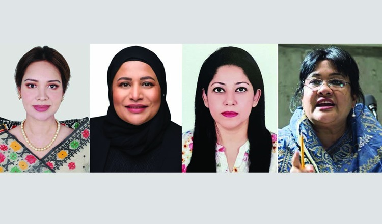 সংরক্ষিত নারী আসনে মনোনয়ন, আলোচনায় চার নেত্রী