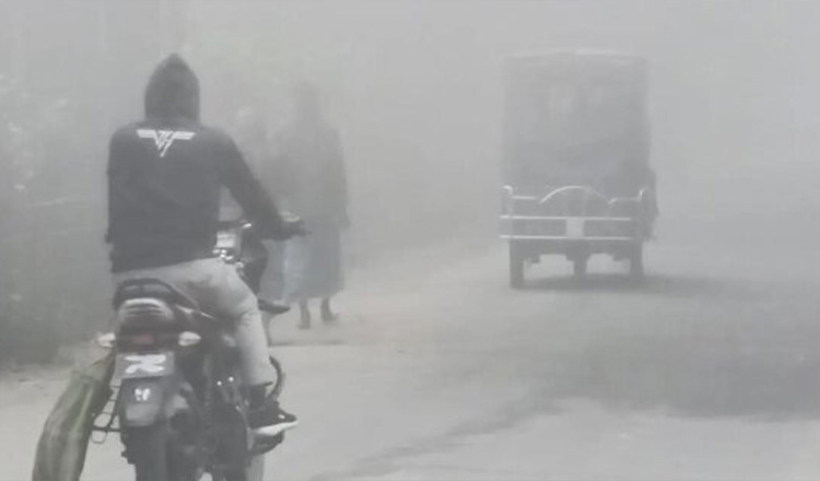 ঘন কুয়াশায় ব্যাহত হচ্ছে স্বাভাবিক কাজকর্ম কুড়িগ্রামে