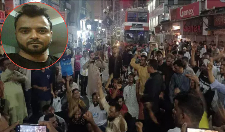 সিলেটে যুবদল পরিচয়ে নেতার চাঁদাবাজির প্রতিবাদে হকারদের সড়ক অবরোধ