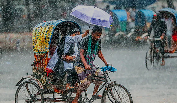 দেশের বিভিন্ন স্থানে লঘুচাপের প্রভাবে বৃষ্টি অব্যাহত থাকতে পারে
