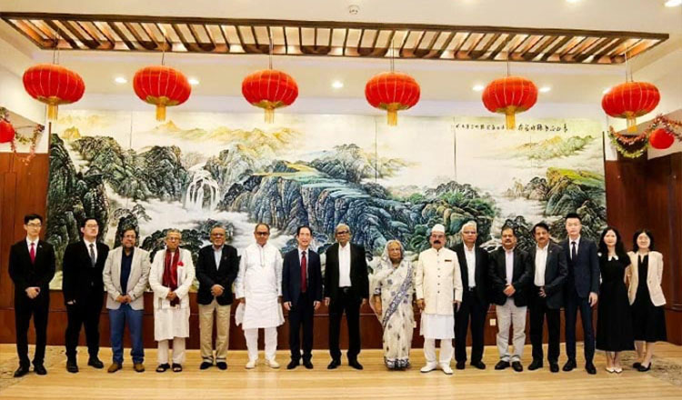 পাঁচ দিনের সফরে চীন সফরে বিএনপি প্রতিনিধি দল