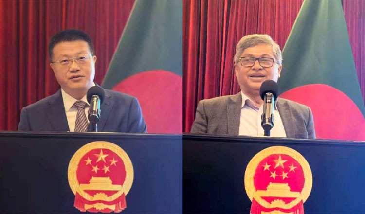 চীনা দূতাবাস সংবর্ধনা জানিয়েছে গ্রামীণ ব্যাংকের প্রতিনিধিদলকে