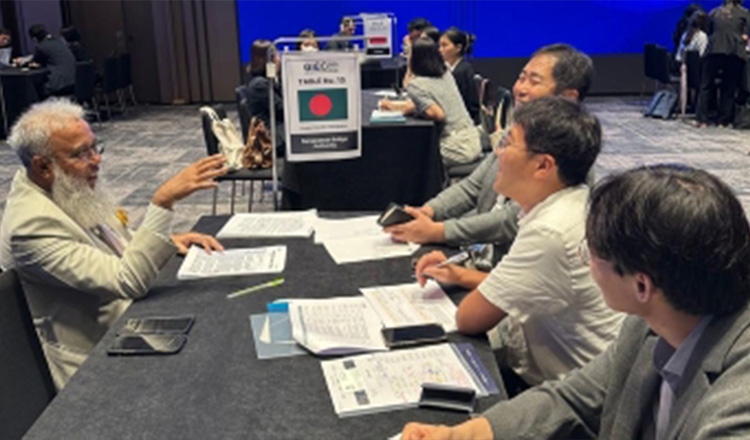 জিআইসিসি সম্মেলনের চেয়ারম্যানের সঙ্গে বৈঠক করলেন সেতু বিভাগের সচিব