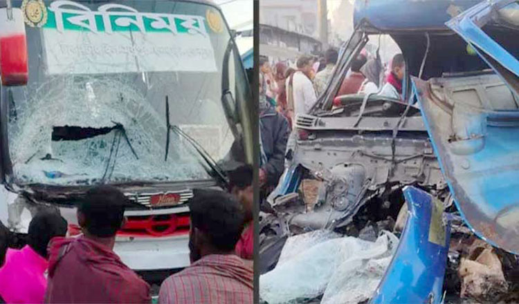 টাঙ্গাইলের মধুপুরে সড়ক দুর্ঘটনায় নিহত-৪ জন