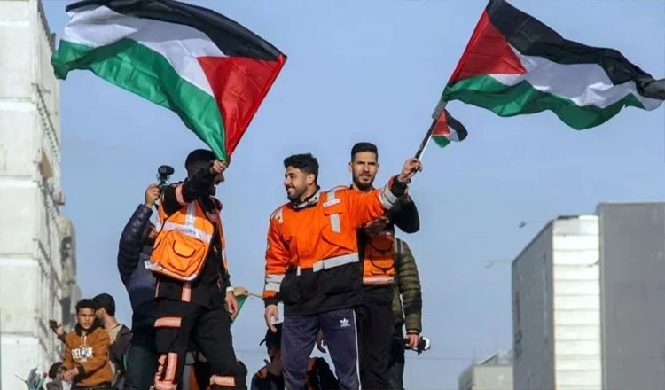 গাজায় যুদ্ধবিরতি শুরু হচ্ছে আজ রোববার সকাল থেকে