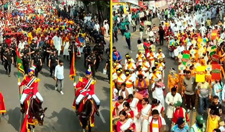 গানে-শোভাযাত্রায় দেশ জুড়ে উদযাপিত হলো বাংলা নববর্ষ