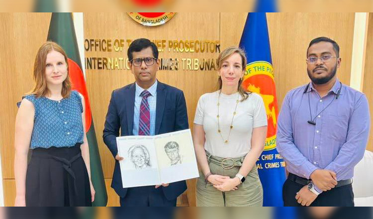 চিফ প্রসিকিউটরের সাথে মার্কিন সংস্থার ২ জন কর্মকর্তার সাক্ষাৎ