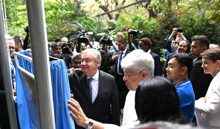 ঢাকায় জাতিসংঘের নতুন অফিস উদ্বোধন করলেন আন্তোনিও গুতেরেস