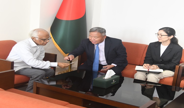 দক্ষিণ কোরিয়ার রাষ্ট্রদূতের শিক্ষা উপদেষ্টার সাথে সাক্ষাৎ