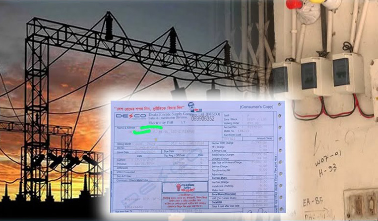 মাত্রাতিরিক্ত বিদ্যুৎ বিলের চাপে দিশাহারা গ্রাহক!