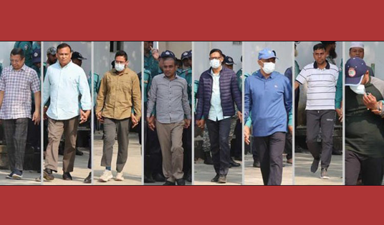 আন্তর্জাতিক অপরাধ ট্রাইব্যুনালে সাবেক পুলিশ প্রধানসহ ৮ জন হাজির