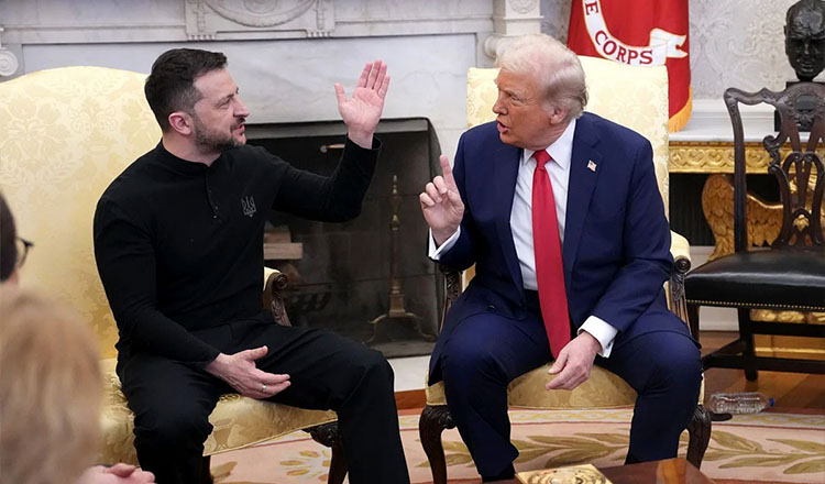শান্তি চাইলে ফের হোয়াইট হাউসে আসতে পারেন, জেলেনস্কিকে ট্রাম্প
