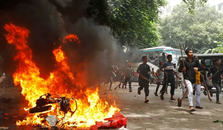 সাম্প্রতিক সহিংসতায় ৭ কোটি টাকার সম্পদের ক্ষয়ক্ষতি