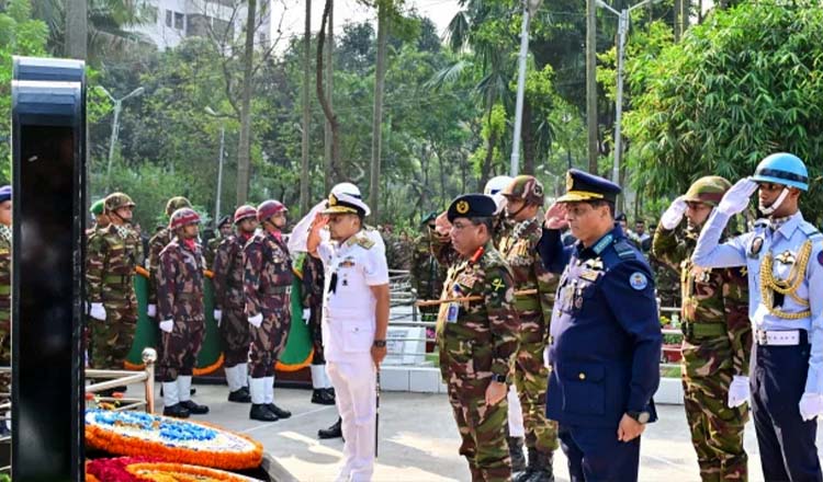 যথাযথ মর্যাদায় পালিত জাতীয় শহীদ সেনা দিবস