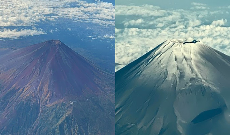 এবার তুষারপাত হচ্ছে মাউন্ট ফুজিতে