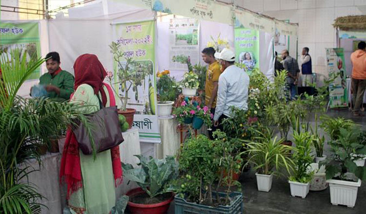 ৬ দিনব্যাপী নগর কৃষি মেলা শুরু ঢাকায়