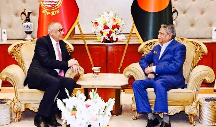 ফিলিস্তিনের রাষ্ট্রদূতের সঙ্গে সৌজন্য রাষ্ট্রপতির সাক্ষাৎ