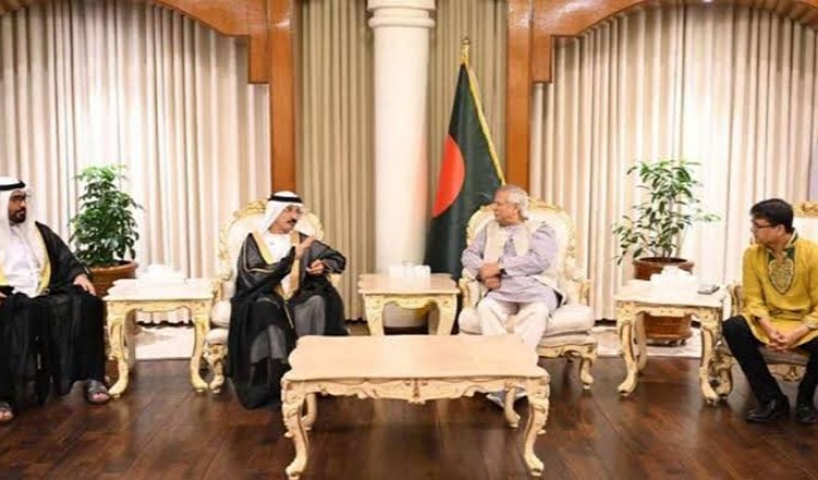 ডিপি ওয়ার্ল্ডের সিইও’র সাথে প্রধান উপদেষ্টার সাক্ষাৎ