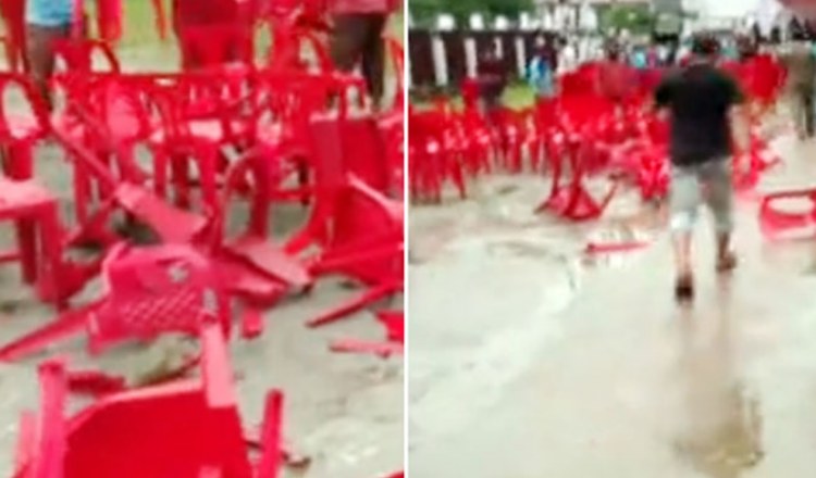 এনসিপির সমাবেশের মঞ্চে হামলা গোপালগঞ্জে