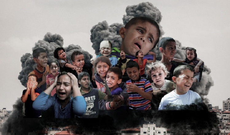 গাজার ১১ লাখ শিশুর জীবন ঝুঁকিতে